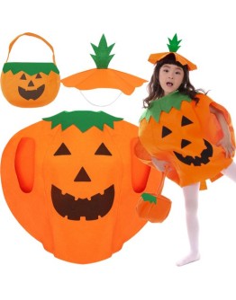 Детски костюм тиква от 3 части